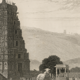 William Daniell : Hindoo Temple at Tritchencore