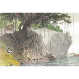 William Daniell : Banks of the Ganges (Coloured)