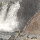William Daniell : Cataract at Puppanassum