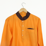 Bespoke Kurta & Chooridar with Contrast Accents