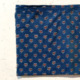3 m Lotus Bud Ajrakh Fabric (Cotton)