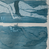 M.F Hussain: Untitled (Ganga-Jamuna)