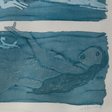 M.F Hussain: Untitled (Ganga-Jamuna)