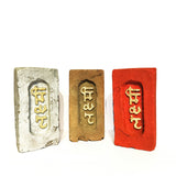 Himanshu Verma: Lakshmi Brick 2 (Red-Gold)