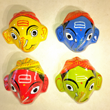 Cheriyal Masks: Ganesh (Set of 4)