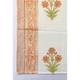 Block Printed Hand Towels (Flower)