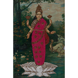 Lakshmi (Embellished; Ravi Varma Press)