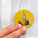 Krishna Badges (Set of 4)