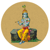 Krishna Badges (Set of 4)