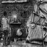 Jaidev Tripathy: एक पुरानी गली : An Old Alley (Mehrauli)