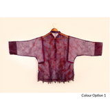 Leheriya Kimono Sleeve Pom-Pom Women's Shirt