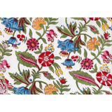 Floral Lattice 5 : Hand-block Printed Fabric (Sanganeri)