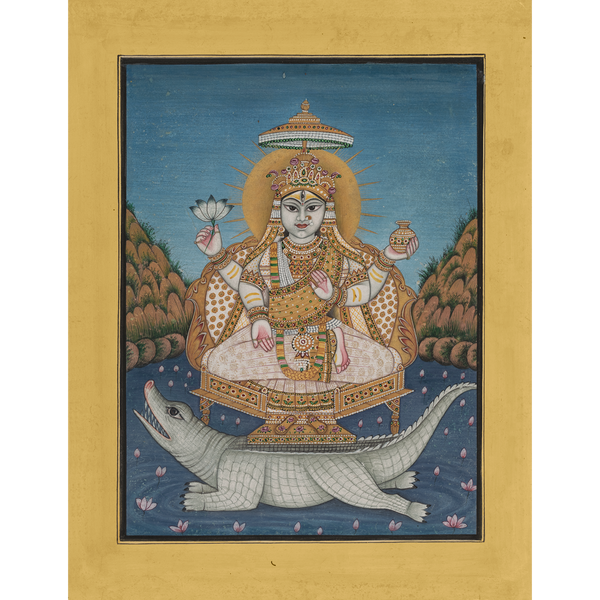 Ganga (Miniature Painting)