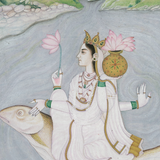 Yamuna (Miniature Painting)