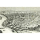 Engraving (1858): The City of Delhi Before the Siege