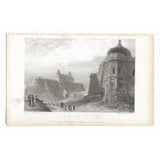 William Daniell: The North Gate, Old Delhi (1837)