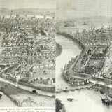 Engraving (1858): The City of Delhi Before the Siege