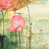 Pappu Bardhan : Lotus Landscape 11-12: Airavata (Diptych)