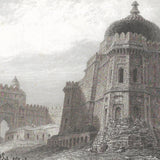 William Daniell: The North Gate, Old Delhi (1837)