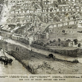 Engraving (1858): The City of Delhi Before the Siege