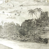 Engraving (1858): The City of Delhi Before the Siege