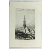 Qutab Minar - 1858 engraving