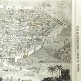Engraving (1858): The City of Delhi Before the Siege