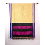 Ragavali Check Ilkal Saree (Yellow)