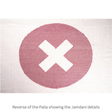 GO SLOW Jamdani Lal-Paad Saree