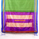 Ragavali Check Ilkal Saree (Green)