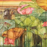 Pappu Bardhan : Lotus Landscape 7-8: Mumbai (Diptych)
