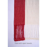 GO SLOW Jamdani Lal-Paad Saree