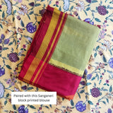 The Viral Saree Man Cotton-Silk Ilkal Saree