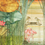 Pappu Bardhan : Lotus Landscape 7-8: Mumbai (Diptych)