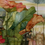 Pappu Bardhan : Lotus Landscape 21: Agra Architecture