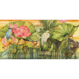 Pappu Bardhan : Lotus Landscape 9-10: Kolkata (Diptych)