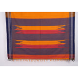 Yellow-Purple Cotton Ilkal Saree