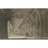William Daniell : The Choultry of Tremal Naig at Madura
