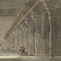 William Daniell : The Choultry of Tremal Naig at Madura