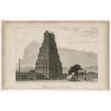 William Daniell : Hindoo Temple at Tritchencore