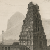 William Daniell : Hindoo Temple at Tritchencore