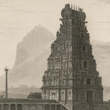 William Daniell : Hindoo Temple at Tritchencore