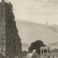 William Daniell : Hindoo Temple at Tritchencore