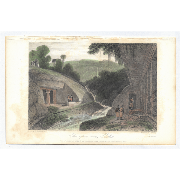 William Daniell : Upper Caves, Salsette