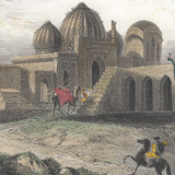William Daniell : Ruins at Old Delhi