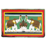 Vintage Gaja-Lakshmi Painting 7