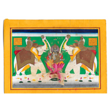 Vintage Gaja-Lakshmi Painting 2