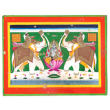 Vintage Gaja-Lakshmi Painting 4