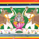 Vintage Gaja-Lakshmi Painting 4