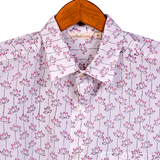 Lotus Jaal Pink (Half Sleeves Men's Shirt)